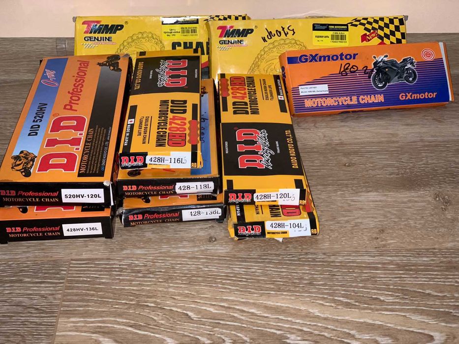 Мото Цепок\ Ланцюг\ Зірка\Зірки  Цепь 420\428\520\525\530