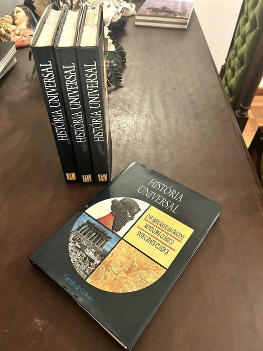 Coleção História Universal (4 Volumes) – Edição Círculo de Leitores