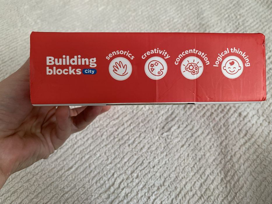 Конструктор деревʼяне місто (монтессорі)