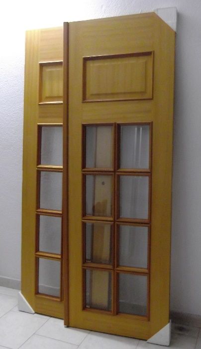 Conjunto 4 Portas Madeira 2.00mx0.70cm +Puxadores+Dobradiças