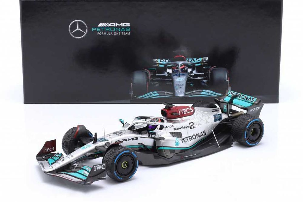 1:18 Minichamps Mercedes-AMG F1 W13 #63 Monaco GP F1 2022 G. Russell
