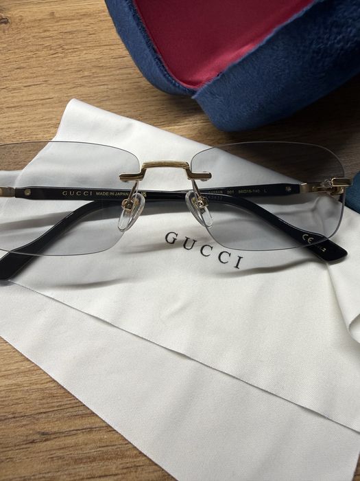 Окуляри gucci прямокутні без оправи