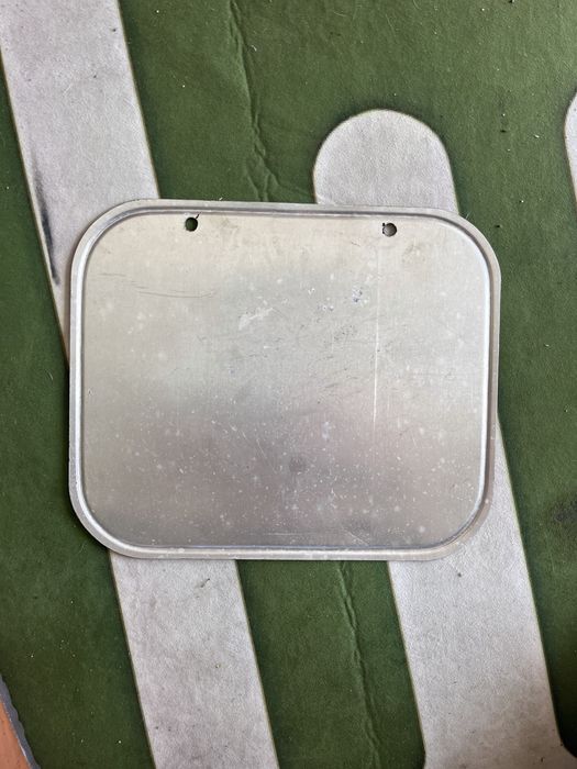 Placa de número em alumínio