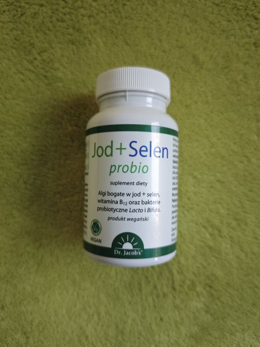 Nowy suplement jod selen probiotyk lacto bifido B12 algi Dr Jacobs