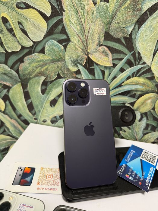 iPhone 14Pro Max Deep Purple 128GB Neverlock 14 Про макс 128гб фіолетовий TRADEIN ідеал