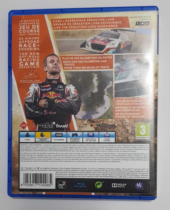 Sébastien Loeb - Jogo Ps4