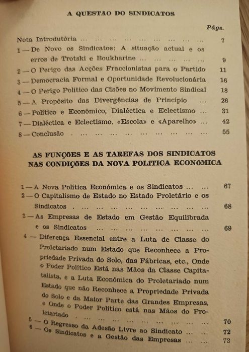 A questão dos sindicatos - Lenine (portes incluídos)