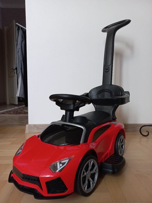 Дитячий електромобіль Bambi з батьківською ручкою, електромобиль