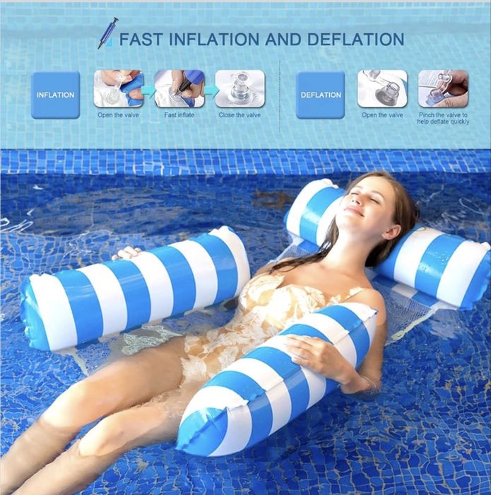 Tapete de piscina insuflável
