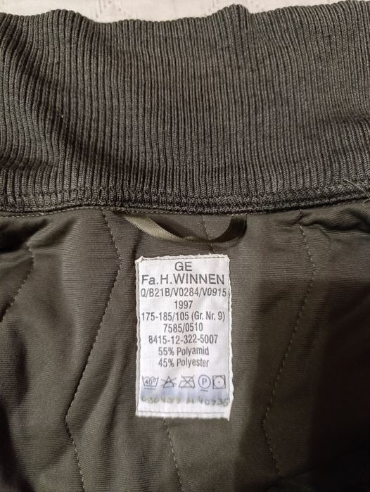 VTG Утеплитель в куртку парку бундесвер 50-52