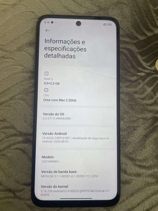 Redmi 12 5g como novo