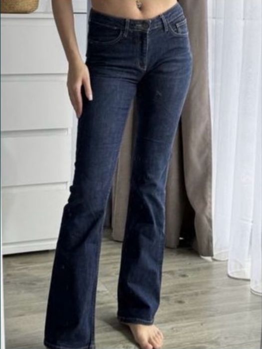 Сині джинси кльош y2k