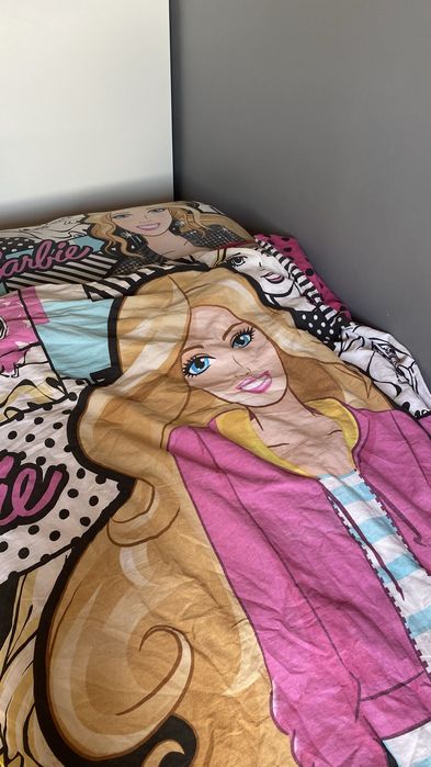 Pościel dziecięca barbie 160/200 100% bawełna
