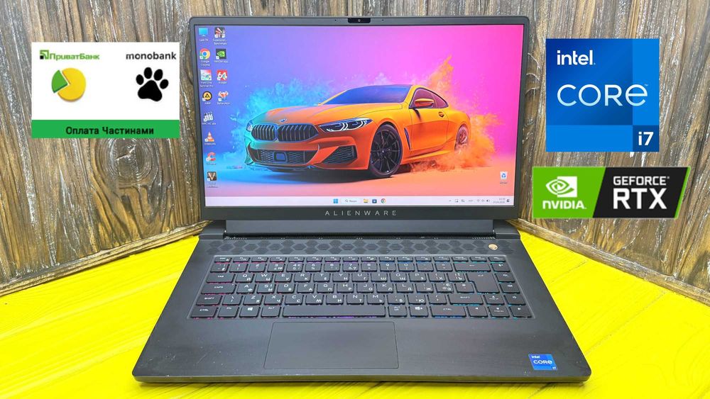 Потужний Ігровий Ноутбук Dell Alienware M15 R6 /RTX 3070 8 GB/ГАРАНТІЯ
