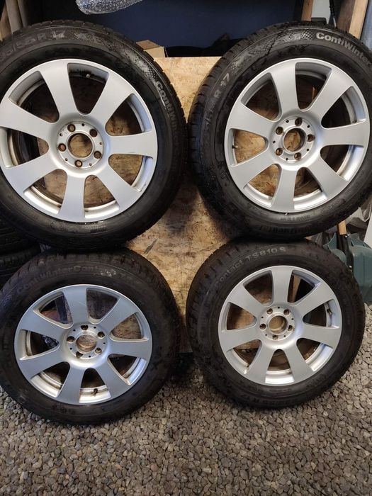 Диски r17 5*112 ET43 Mercedes Benz зимняя резина 235*55*17