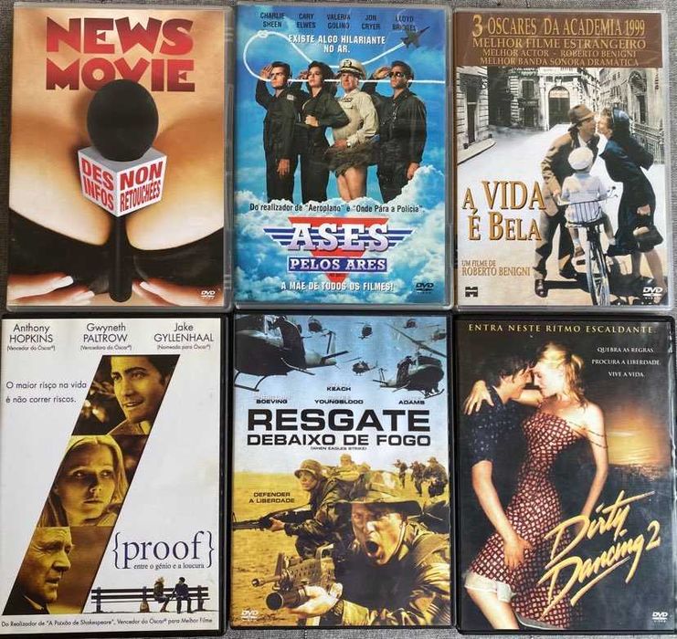 DVD's Diversos, não Embalados - Parte I
