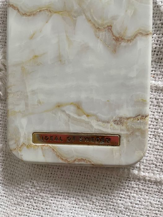 Etui na iphone 12 & 12 pro Ideal of Sweden Golden pearl marble, marmur