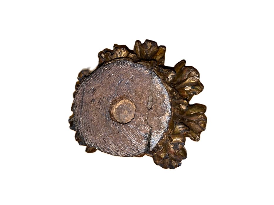 Capitel fragmento antigo talha dourada seculo 18