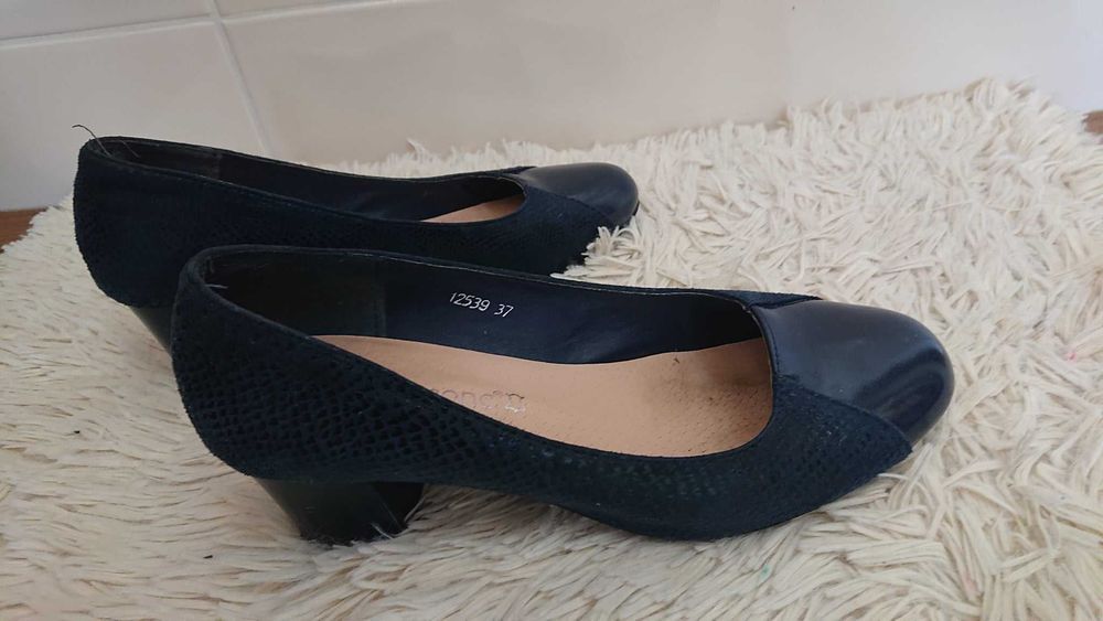 Buty Sergio Leone rozm.37 granatowe