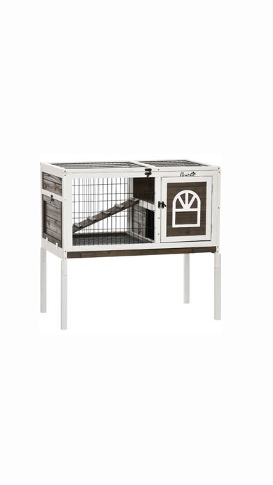 Gaiola para coelhos, coelheira de Madeira - PORTES GRÁTIS