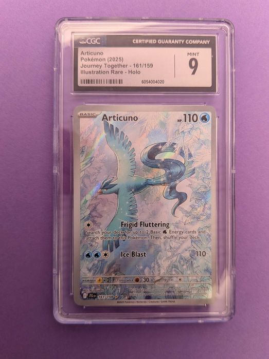 CGC 9 Articuno #161 Pokemon Journey Together Pokemon TCG
