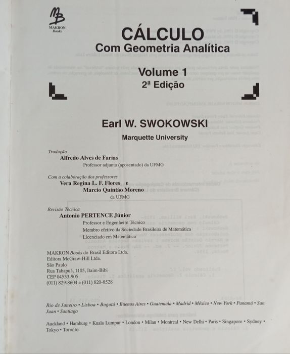 Cálculo com Geometria Analítica
