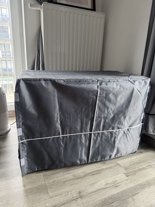 Klatka kenelowa dla psa z pokrowcem - stan idealny