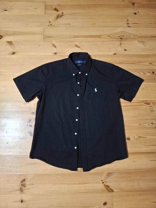 Polo Ralph Lauren pyбашка чёрная | короткий рукав | casual | streetwea
