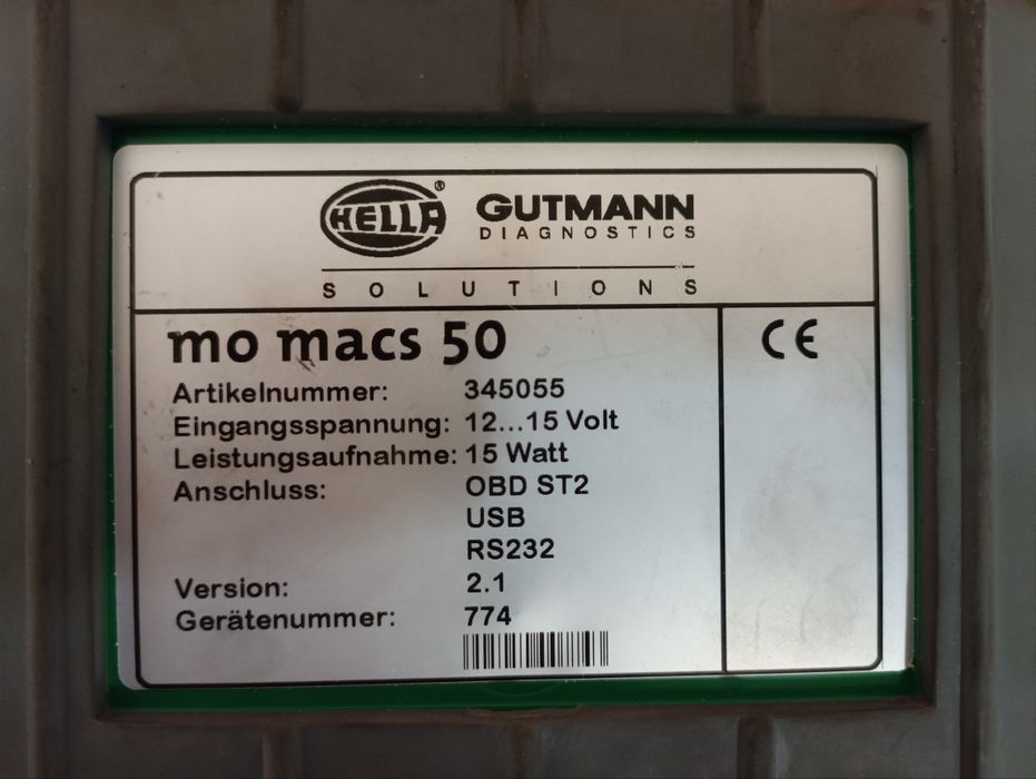 Equipamento diagnóstico para motas