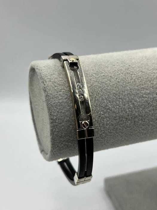 Bransoletka złota 18K z brylantami 22.47g