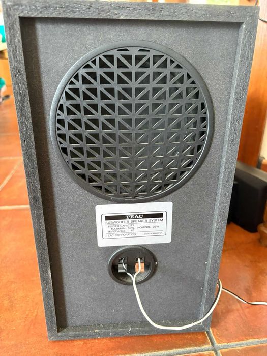 TEAC 5.1 Speaker Set + Subwoofer + Cables – Surround Sound64309659382785124