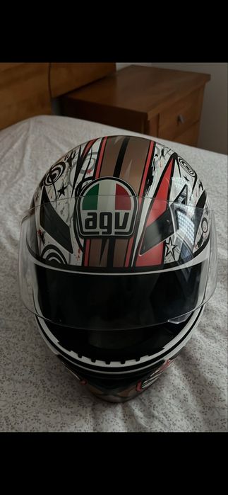 troco capacete AGV k3 novo