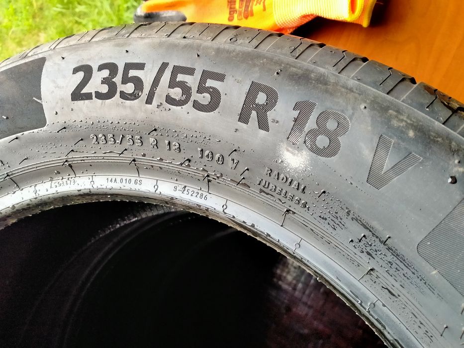 235/55/18 Continental EcoContact 6 4шт 6,2мм шини резина