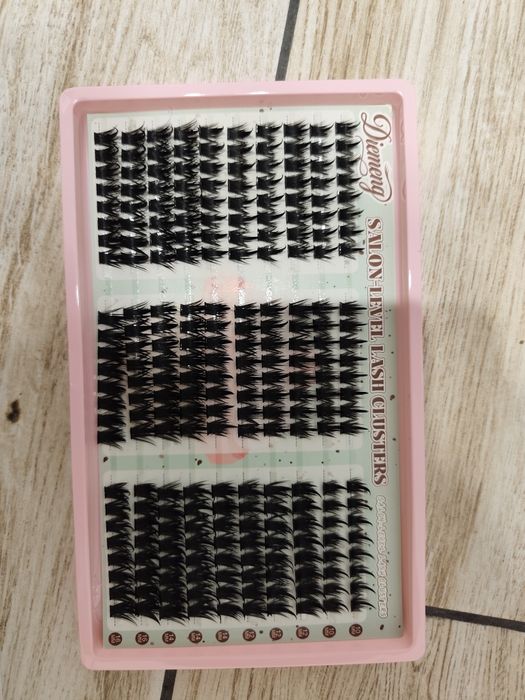 Rzęsy bondingowe kępki fluffy lash clusters
