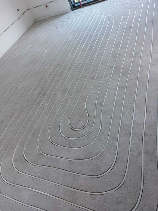 Frezowanie wylewek pod ogrzewanie podłogowe bezpyłowe bruzdowanie