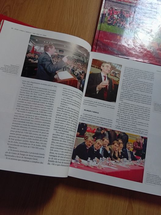 Conjunto de livros sport Lisboa e Benfica