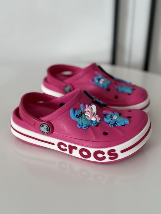 Крокси рожеві Crocs bayaband  C8 C9 C10 C11 C12 C13 J1 J2 J3