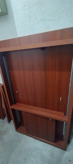 Mesa madeira maciça e 4 cadeiras