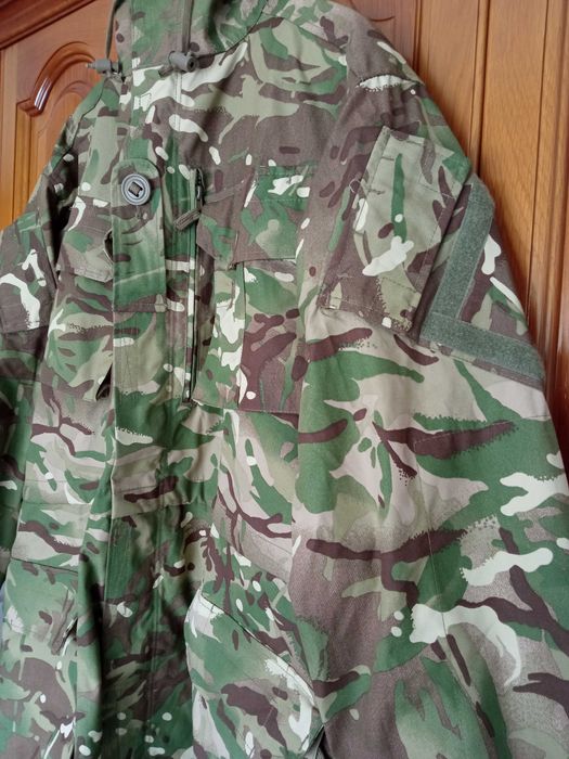 Parka militar smock camuflado MTP Exército Britânico corta vento