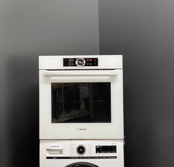 Ексклюзив Духова шафа Bosch HBG676BW1/05 Укр.Меню Піроліз Салазки