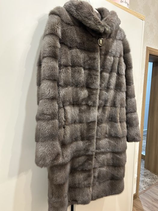 Шуба норкова Мокко трансформер