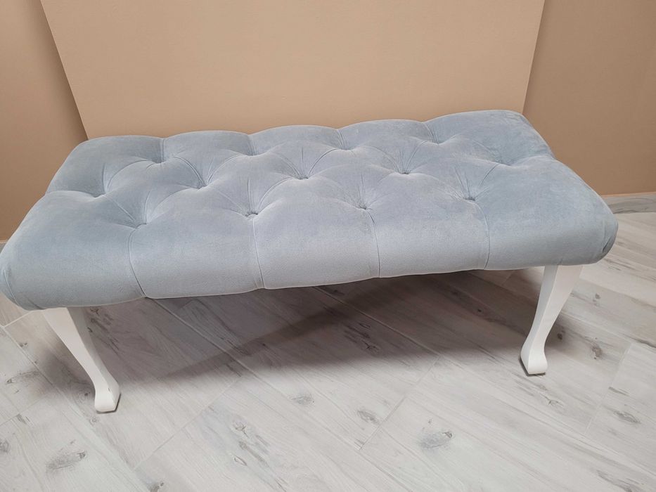 Ławka / Taboret siwy