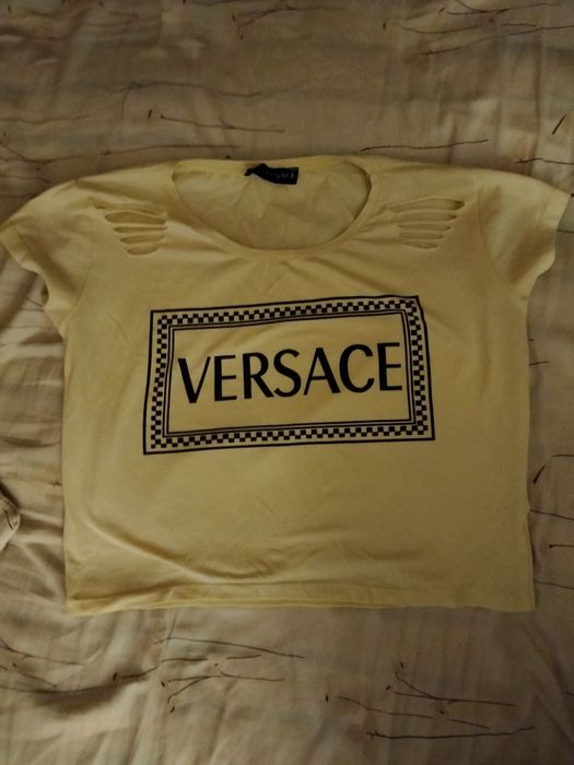 Топ Версачі лимонний