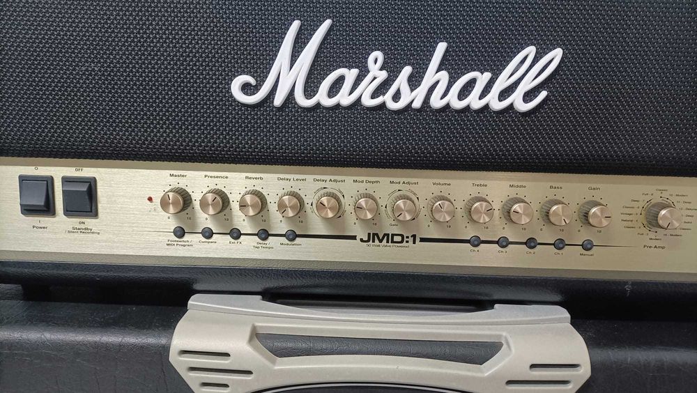 Marshall JMD:1 50W + Coluna Line 6 2x12 Celestion – Excelente estado