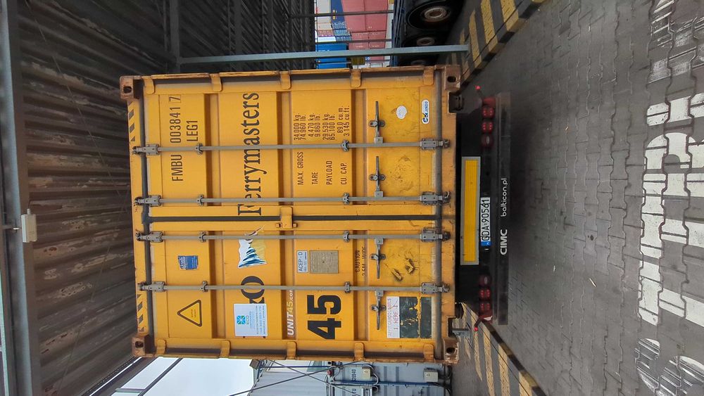 Kontener morski, magazynowy 45 HCPW - używany