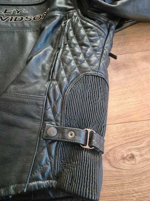 Casaco pele Harley Davidson tamanho L