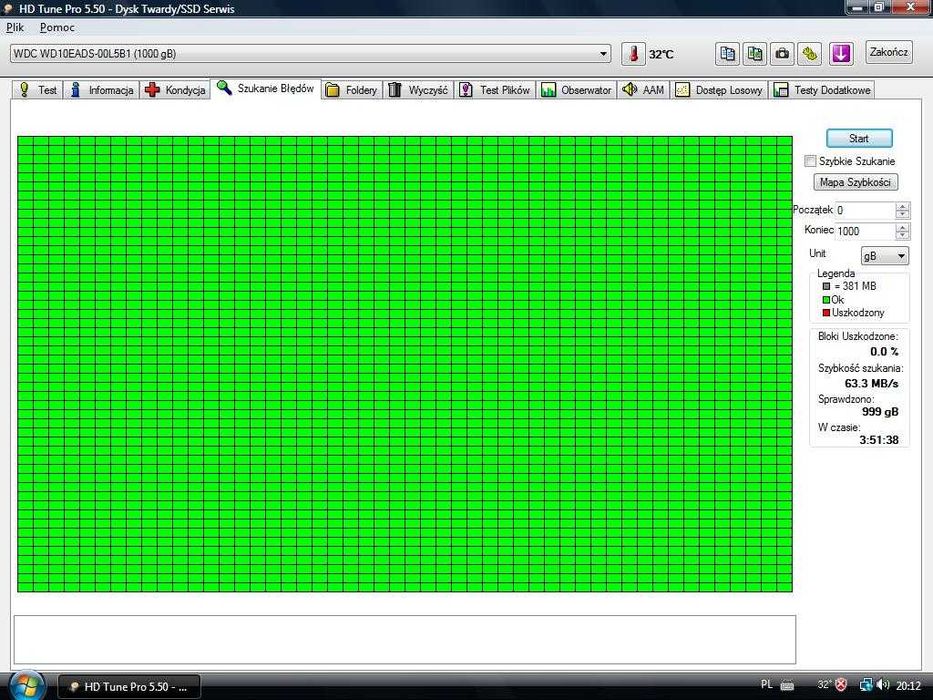 Dysk twardy WD GREEN 1TB SATA2 3,5'