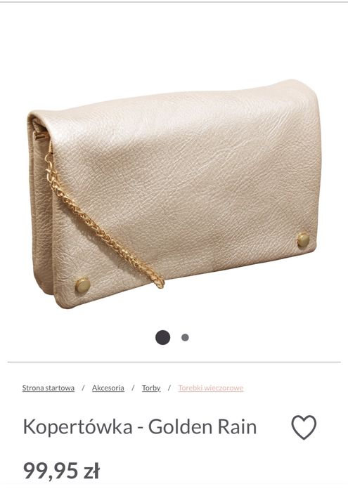 Сумка клатч на цепочці