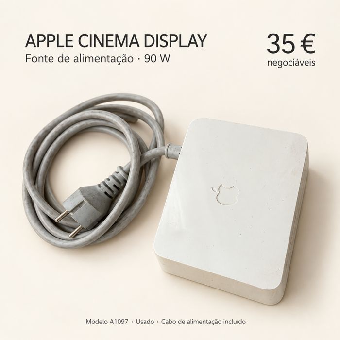 Fonte de alimentação Apple Cinema Display 90W A1097