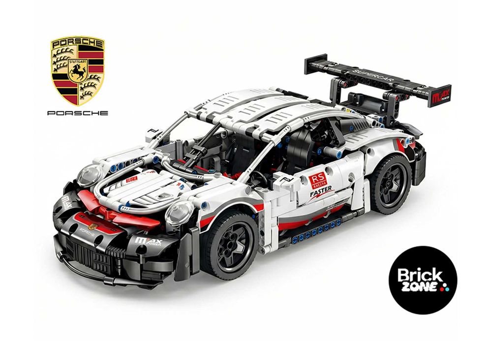 ‼️667 деталей‼️ Конструктор Porsche 911 RSR‼️Lego-сумісний